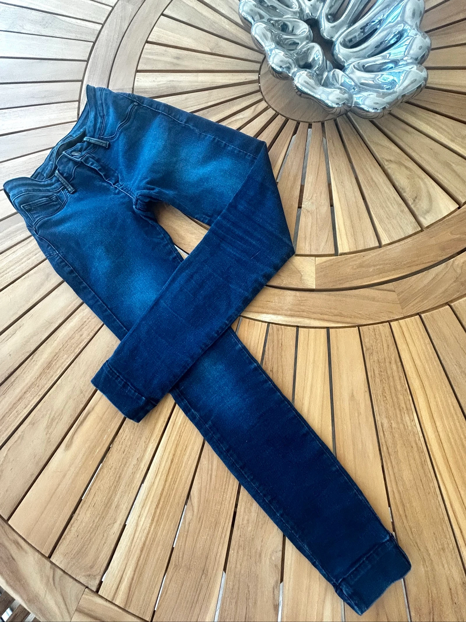 Tiffosi dark blue slim stretch jeans size XS / teen 14-16 years old – photo 2